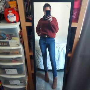 Charlotte Russe brown belt. Cute to pair with dress or jeans.